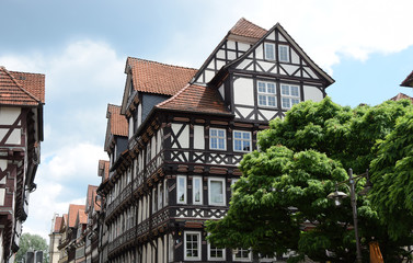 Obraz premium Fachwerk in Hannoversch Münden