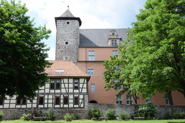 Fototapeta na wymiar Welfenschloss in Hannoversch Münden