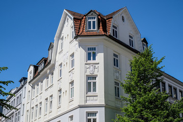 Fototapeta na wymiar old architecture in Hamburg, Germany