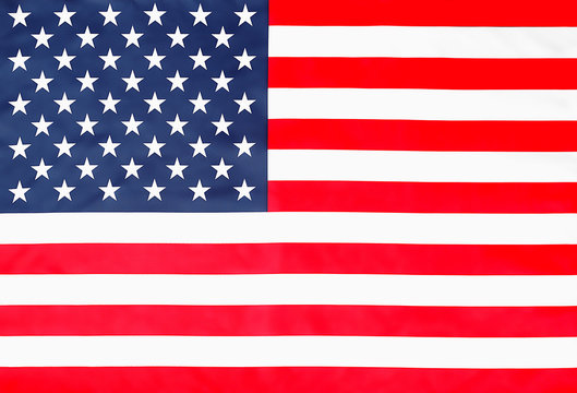 Starry Striped American Flag top view