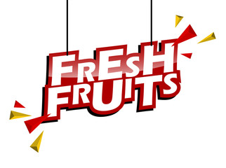 red and yellow tag fresh fruits