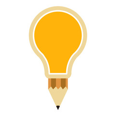 Isolated lightbulb icon