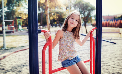 Child on the playground