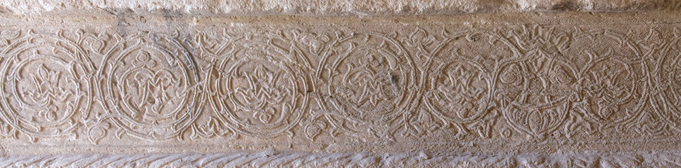 vintage ornament on the wall