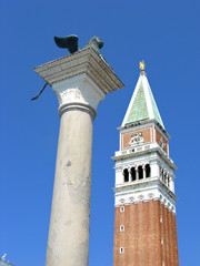 Fototapeta na wymiar Square and Basilica of St Mark - Venice - Italy