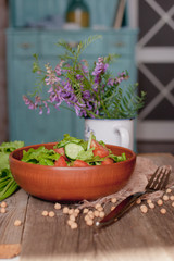 fresh vegetable salad