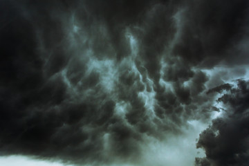 Naklejka na ściany i meble Background image of storm clouds