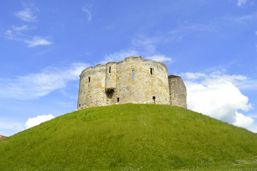 Fototapeta na wymiar The historical York Castle