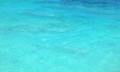 Picture of a calm sea - clear, blue water