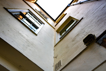 Building Corner From Below