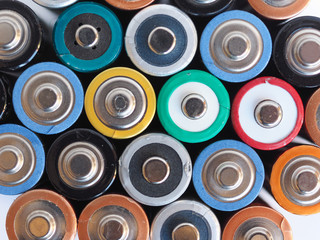 Many AA batteries
