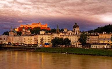 City view of Salzburg.