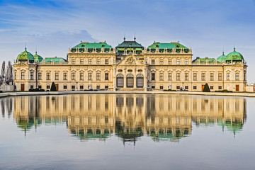 Fototapeta na wymiar Schloss Belvedere, Wien
