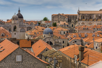 Fototapeta na wymiar Dubrovnik old town panorama, Croatia