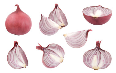 onion Isolated on white