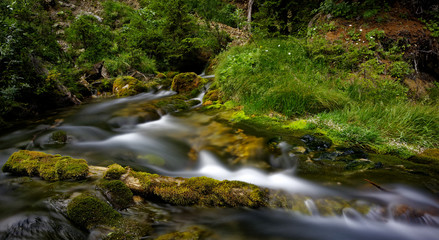 Fototapeta na wymiar Small waterfall in Austria