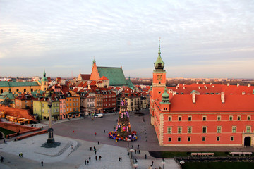 Obraz premium Stare Miasto w Warszawie w Polsce