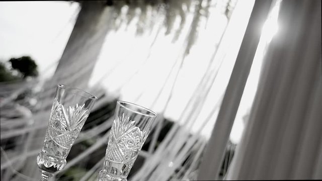Decorated for wedding ceremony