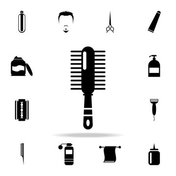 comb icon. Detailed set of barber tools. Premium graphic design. One of the collection icons for websites, web design, mobile app