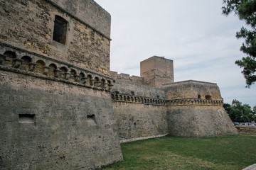 Fototapeta na wymiar Vintage Castle Bari Apulia Italy