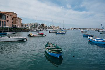 Fototapeta premium Yahts in Italy bari apulia Venice