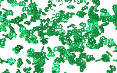 Digital currency symbol Bitcoin. Cryptocurrency graph on virtual screen. Business, Finance and technology concept.