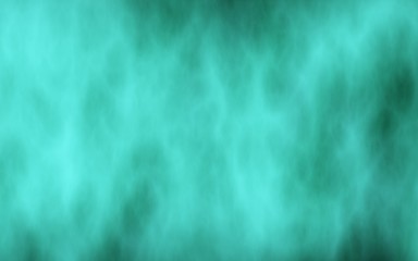 Background of abstract green color smoke. The wall of green fog