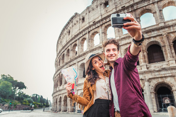 Couple at Colosseum, Rome