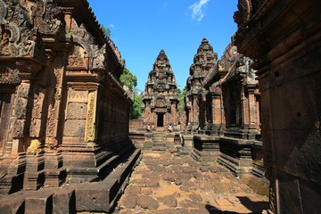 Naklejka premium Banteay Srei in angkor wat