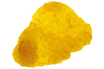 yellow watercolor element for design