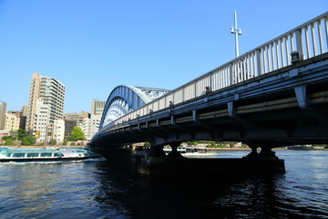 隅田川に架かる重要建造物・永代橋