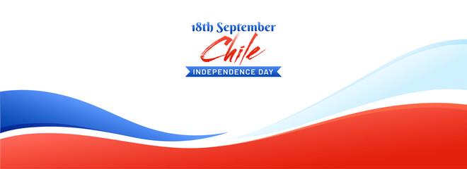 Independence Day of Chile Background Design.
