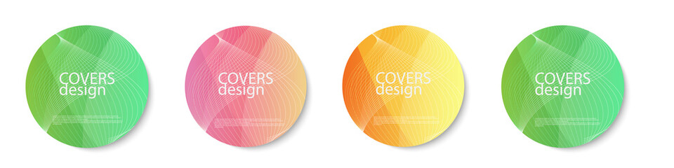 Vector design templates for covers, vector covers design