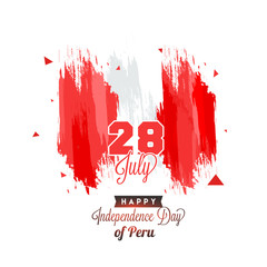 Independence Day of Peru Celebration Background.