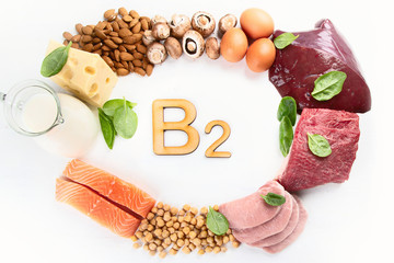 Food rich in vitamin B2