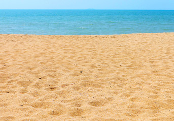 Beautiful sand beach