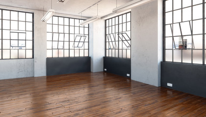 Obraz premium Postindustrielle Bürofläche