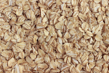 Oatmeal, healthy food. Background or texture.