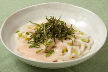 たらこクリームソースのうどん
