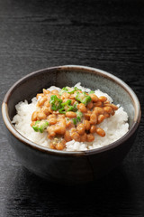 オクラ納豆ご飯