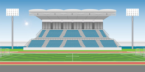 Sport stadium grandstand to cheering sport . © Zentangle