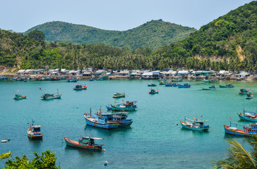 Fototapeta na wymiar Seascape of Nam Du Island, Vietnam