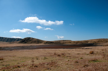 阿蘇山のふもとにある草原「草千里」