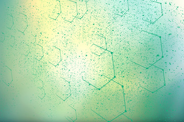 
2d illustration technology background