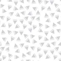 memphis style triangle seamless pattern