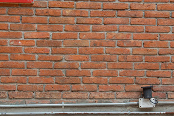 Brick wall block vertical used as background