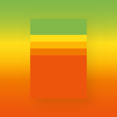 Fototapeta premium Printed cover template with colorful background. Graphic concept for your design