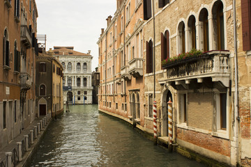 Obraz premium Buildings, houses along canal in Venice, Italy