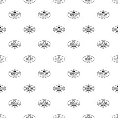 Cap pattern vector seamless repeat for any web design