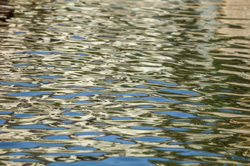 The smooth water as an abstract background